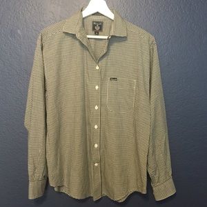 FACONNABLE Gingham Button Down Shirt